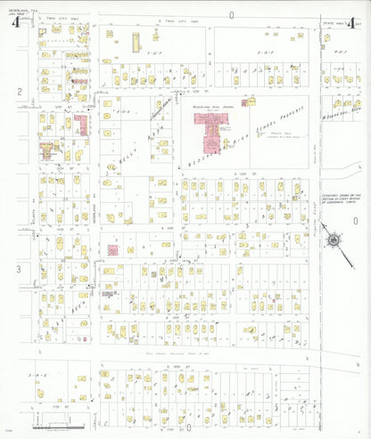 Sanborn Fire Insurance Map from Nederland, Jefferson County, Texas (1949), Sheet #0004 - Complete Map Set gallery image, historic Sanborn map, vintage wall art, Texas Texas