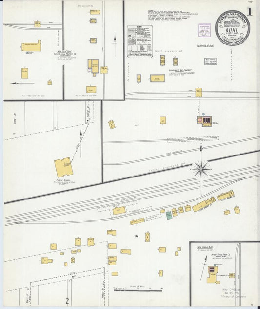 Sanborn Fire Insurance Map from Buhl, Saint Louis County, Minnesota. (1904) – Map View