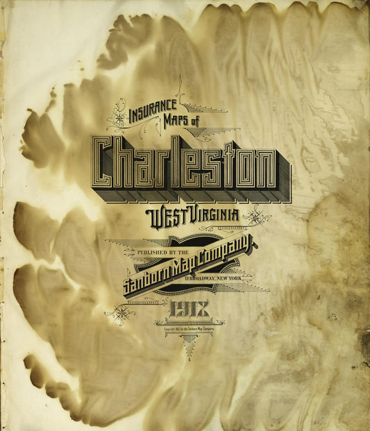 Sanborn Fire Insurance Map from Charleston, Kanawha County, West Virginia. (1912) – Historic Sanborn Fire Insurance Map Print