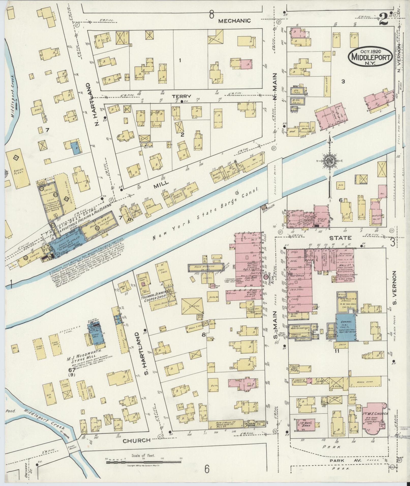 Sanborn Fire Insurance Map from Middleport, Niagara County, New York ...