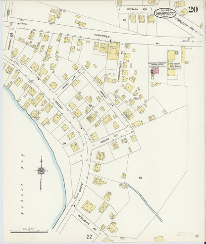 Sanborn Fire Insurance Map from Swampscott, Essex County, Massachusetts (1913), Sheet #0020 - Complete Map Set gallery image, historic Sanborn map, vintage wall art, Massachusetts Massachusetts