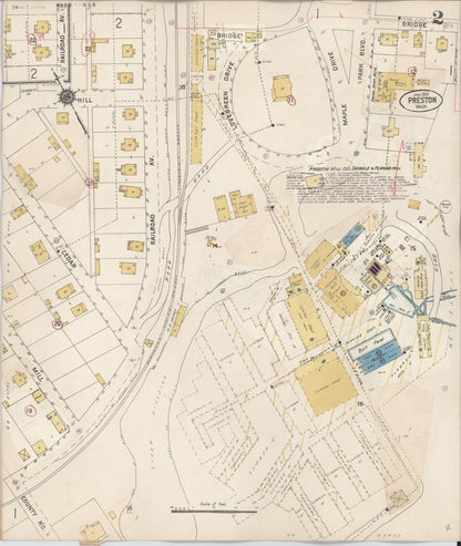 Sanborn Fire Insurance Map from Preston, King County, Washington (1930), Sheet #0002 - Complete Map Set gallery image, historic Sanborn map, vintage wall art, Washington Washington