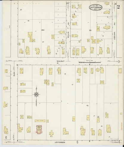 Sanborn Fire Insurance Map from Jefferson, Ashtabula County, Ohio (1915), Sheet #0002 - Complete Map Set gallery image, historic Sanborn map, vintage wall art, Ohio Ohio