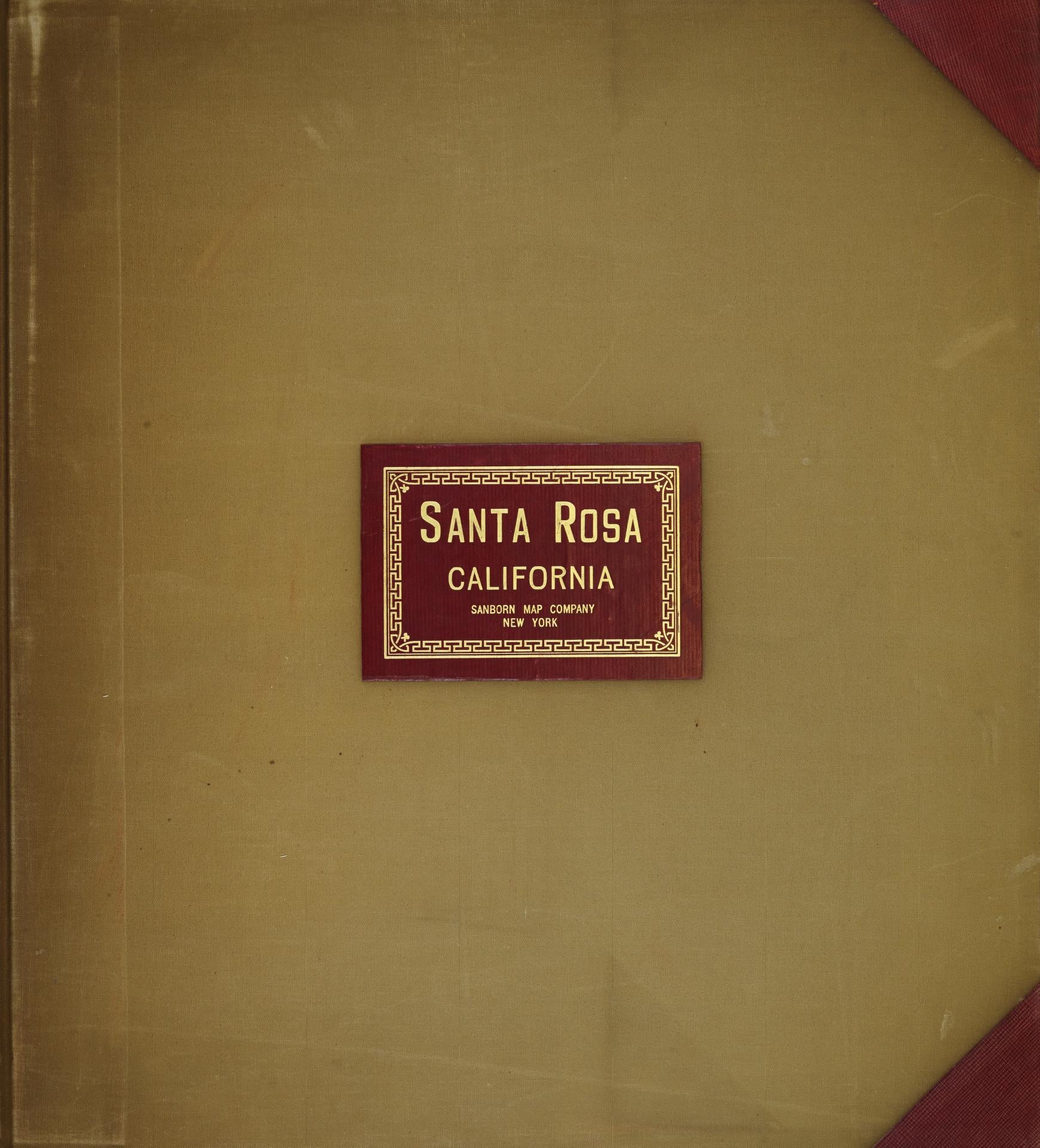 Sanborn Fire Insurance Map from Santa Rosa, Sonoma County, California. (1950) – Historic Sanborn Fire Insurance Map Print
