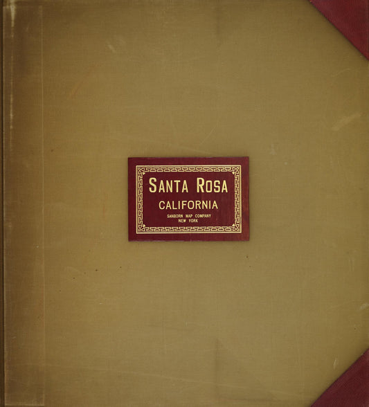Sanborn Fire Insurance Map from Santa Rosa, Sonoma County, California. (1950) – Historic Sanborn Fire Insurance Map Print