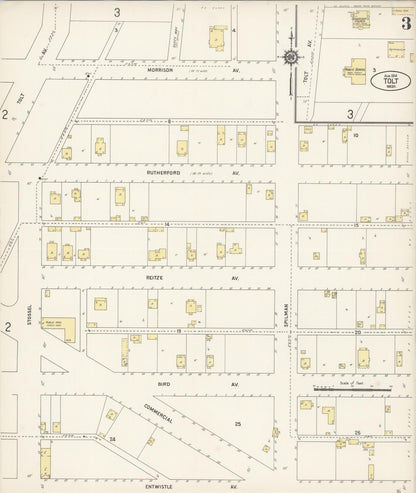 Sanborn Fire Insurance Map from Tolt, King County, Washington (1914), Sheet #0003 - Complete Map Set gallery image, historic Sanborn map, vintage wall art, Washington Washington