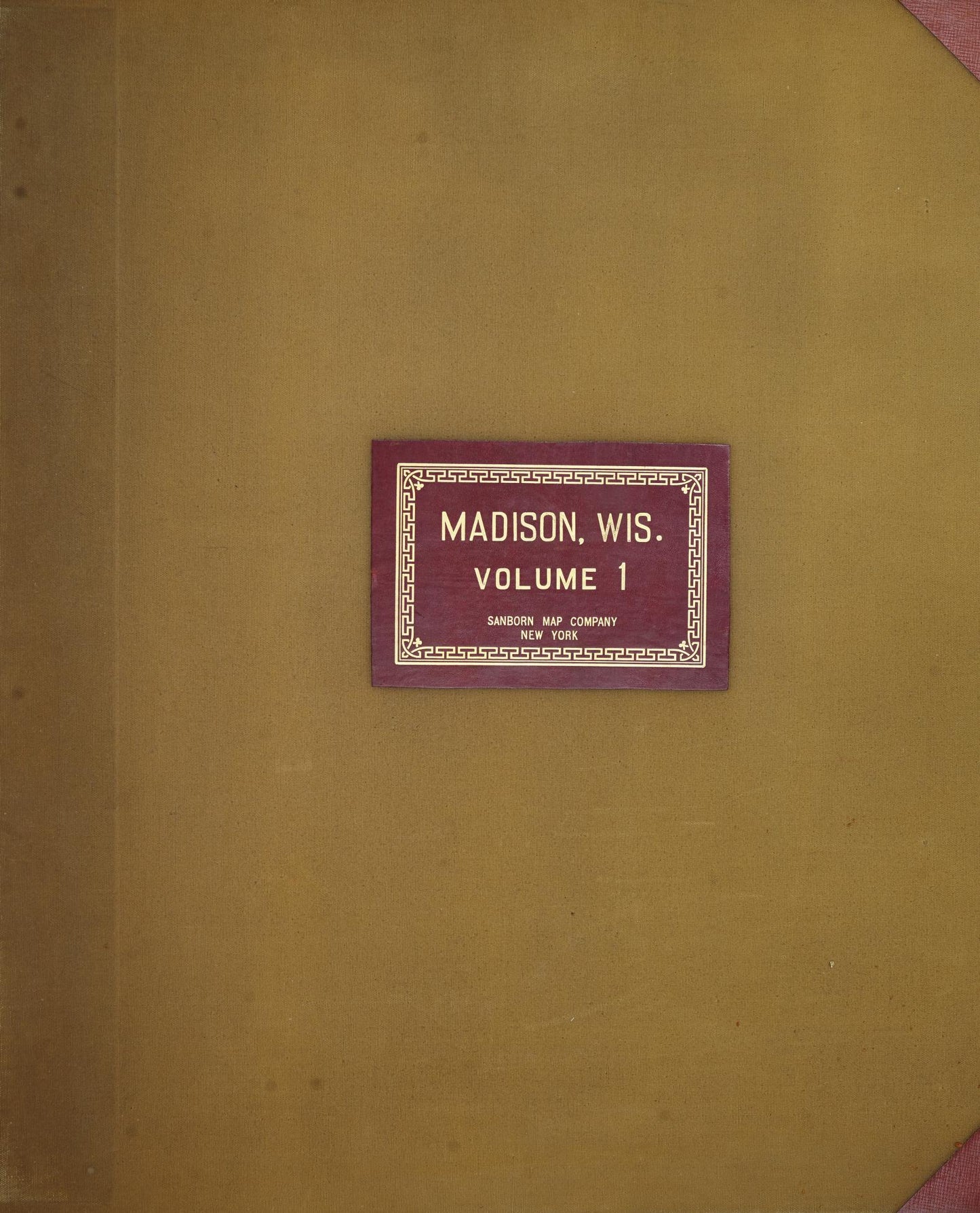 Sanborn Fire Insurance Map from Madison, Dane County, Wisconsin (1951), Sheet #0001 - Historic Sanborn Fire Insurance Map Print, vintage old map wall art, antique decor, genealogy gift, Wisconsin Wisconsin map