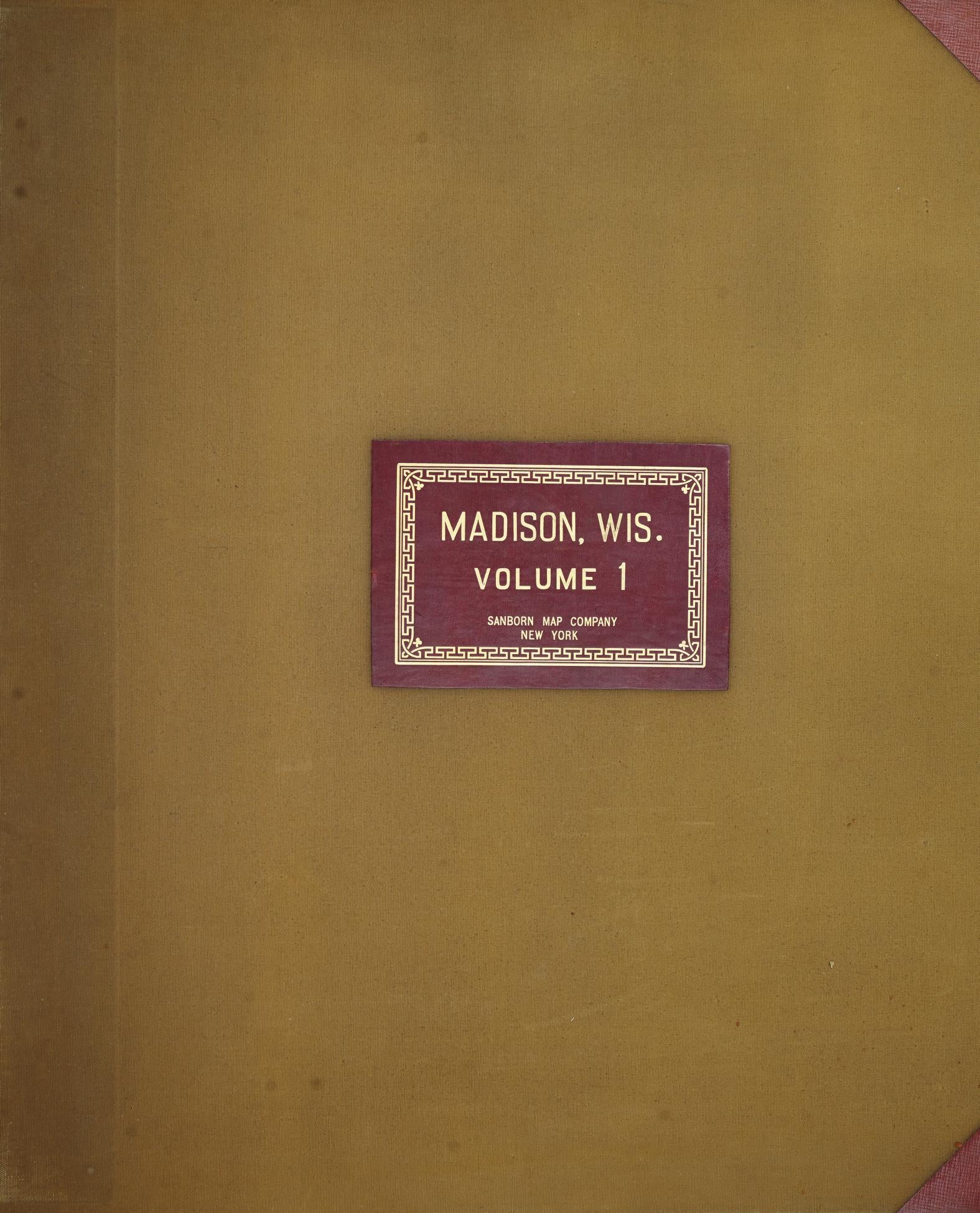Sanborn Fire Insurance Map from Madison, Dane County, Wisconsin (1951), Sheet #0001 - Historic Sanborn Fire Insurance Map Print, vintage old map wall art, antique decor, genealogy gift, Wisconsin Wisconsin map