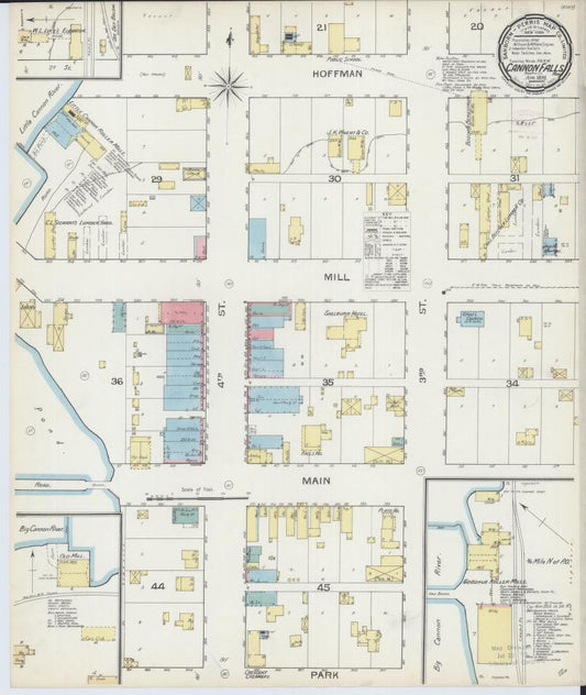 Sanborn Fire Insurance Map from Cannon Falls, Goodhue County, Minnesota. (1893) – Map View