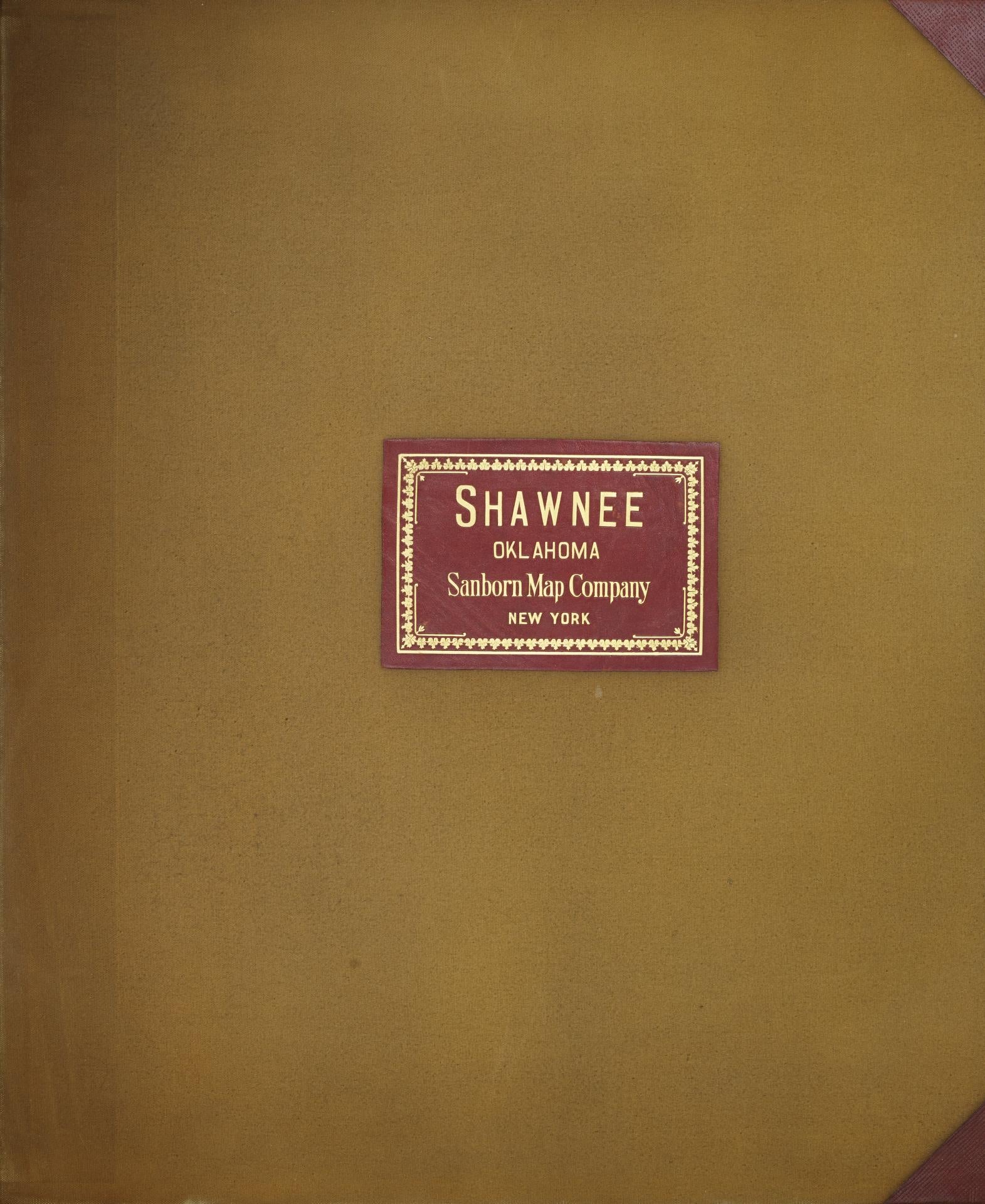 Sanborn Fire Insurance Map from Shawnee, Pottawatomie County, Oklahoma (1950), Sheet #0001 - Historic Sanborn Fire Insurance Map Print, vintage old map wall art, antique decor, genealogy gift, Oklahoma Oklahoma map