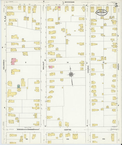 Sanborn Fire Insurance Map from Mohawk, Herkimer County, New York (1910), Sheet #0005 - Complete Map Set gallery image, historic Sanborn map, vintage wall art, New York New York