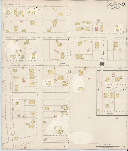 Sanborn Fire Insurance Map from Ridgefield, Clark County, Washington (1930), Sheet #0002 - Complete Map Set gallery image, historic Sanborn map, vintage wall art, Washington Washington