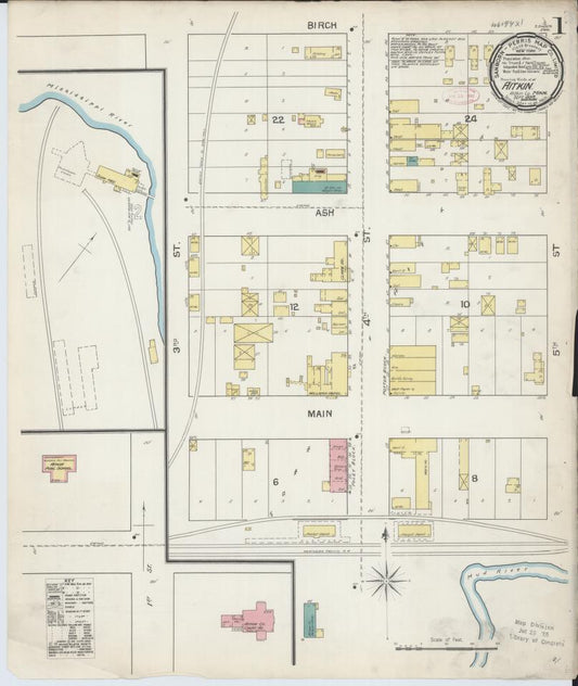 Sanborn Fire Insurance Map from Aitkin, Aitkin County, Minnesota. (1892) – Map View