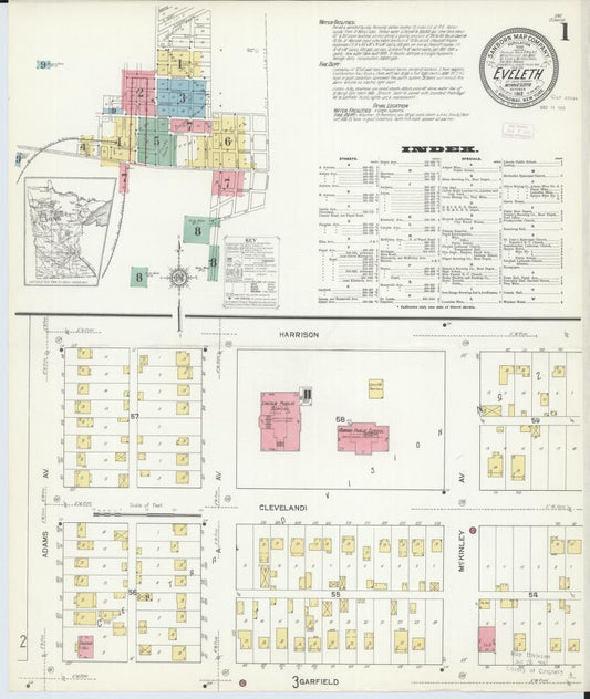 Sanborn Fire Insurance Map from Eveleth, Saint Louis County, Minnesota. (1912) – Map View