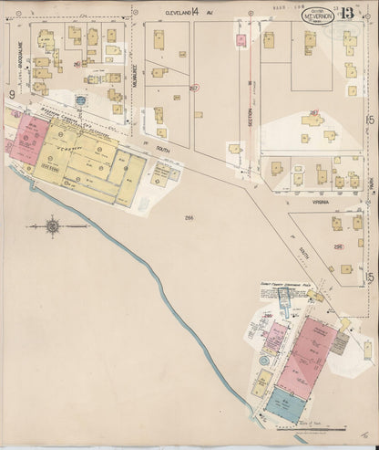 Sanborn Fire Insurance Map from Mount Vernon, Skagit County, Washington (1948), Sheet #0013 - Complete Map Set gallery image, historic Sanborn map, vintage wall art, Washington Washington