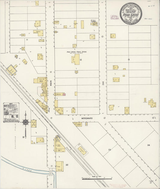 Sanborn Fire Insurance Map from Penngrove, Sonoma County, California. (1911) – Historic Sanborn Fire Insurance Map Print