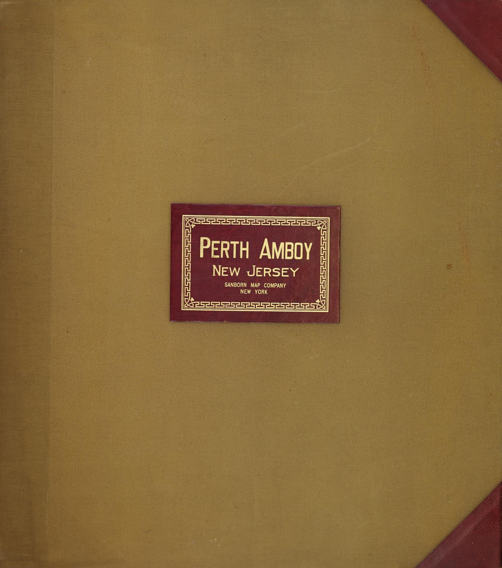 Sanborn Fire Insurance Map from Perth Amboy, Middlesex County, New Jersey. (1950) – Historic Sanborn Fire Insurance Map Print