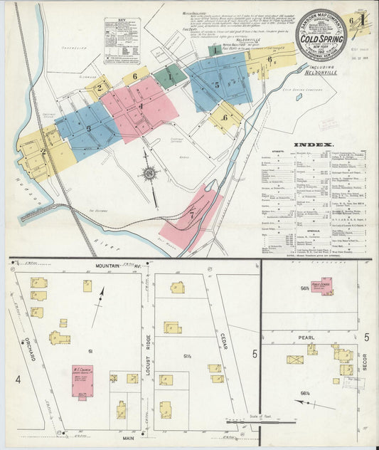 Sanborn Fire Insurance Map from Cold Spring, Putnam County, New York. (1912) – Historic Sanborn Fire Insurance Map Print