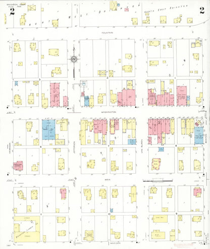 Sanborn Fire Insurance Map from Brighton, Washington County, Iowa (1933), Sheet #0002 - Historic Sanborn Fire Insurance Map Print