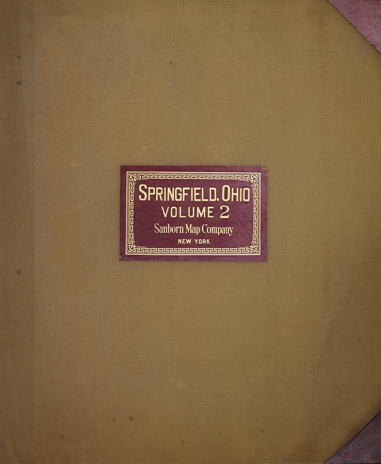 Sanborn Fire Insurance Map from Springfield, Clark County, Ohio (1950), Sheet #0001 - Complete Map Set gallery image, historic Sanborn map, vintage wall art, Ohio Ohio