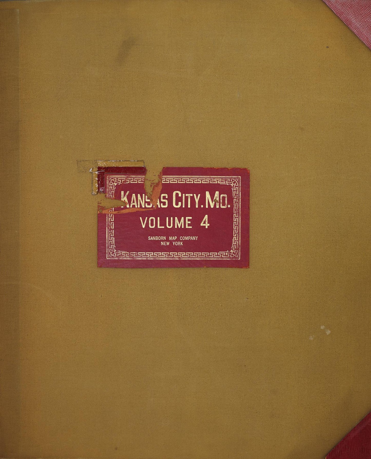 Sanborn Fire Insurance Map from Kansas City, Jackson, Clay, And Platte Counties, Missouri (1951), Sheet #0001 - Historic Sanborn Fire Insurance Map Print, vintage old map wall art, antique decor, genealogy gift, Kansas Kansas map