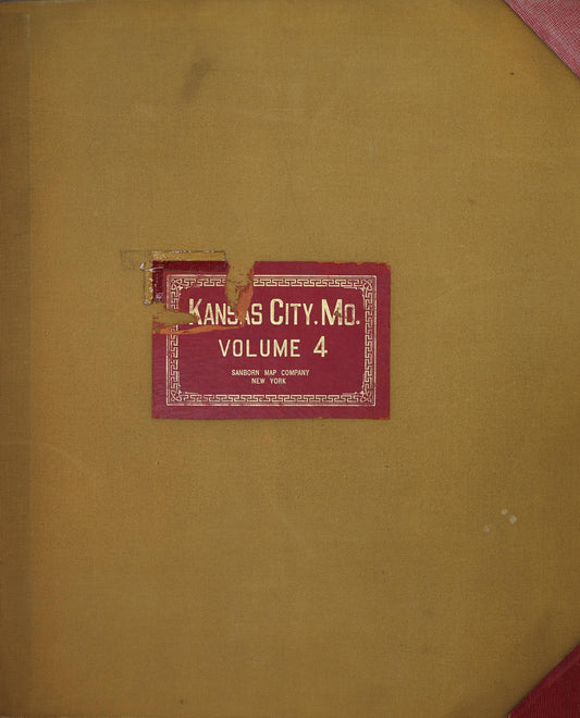 Sanborn Fire Insurance Map from Kansas City, Jackson, Clay, And Platte Counties, Missouri (1951), Sheet #0001 - Historic Sanborn Fire Insurance Map Print, vintage old map wall art, antique decor, genealogy gift, Kansas Kansas map