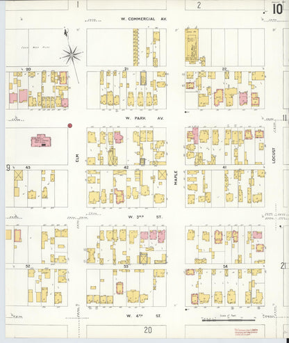 Sanborn Fire Insurance Map from Anaconda, Deer Lodge County, Montana (1903), Sheet #0010 - Complete Map Set gallery image, historic Sanborn map, vintage wall art, Montana Montana