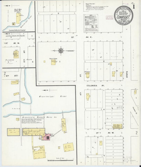 Sanborn Fire Insurance Map from Cohasset, Itasca County, Minnesota. (1909) – Map View