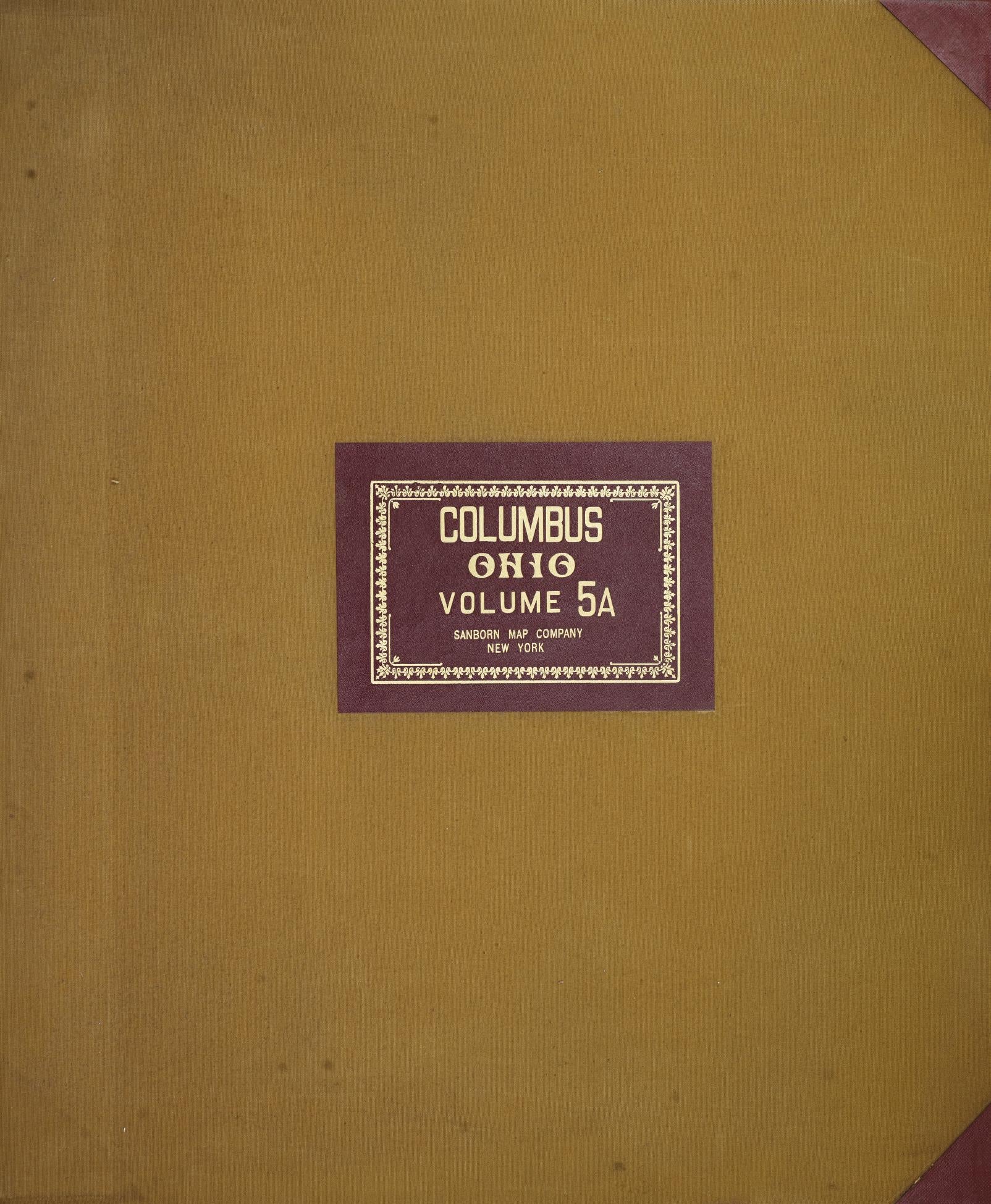 Sanborn Fire Insurance Map from Columbus, Franklin County, Ohio (1950), Sheet #0001 - Complete Map Set gallery image, historic Sanborn map, vintage wall art, Ohio Ohio