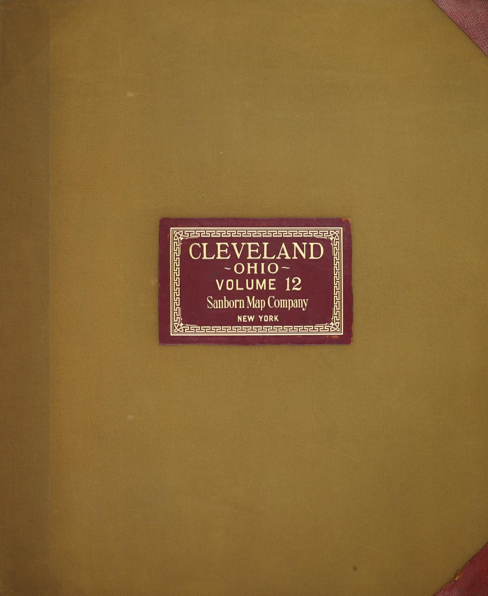 Sanborn Fire Insurance Map from Cleveland, Cuyahoga County, Ohio (1951), Sheet #0001 - Complete Map Set gallery image, historic Sanborn map, vintage wall art, Ohio Ohio
