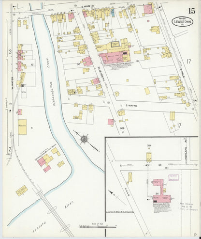 Sanborn Fire Insurance Map from Lewistown, Mifflin County, Pennsylvania (1910), Sheet #0015 - Complete Map Set gallery image, historic Sanborn map, vintage wall art, Pennsylvania Pennsylvania