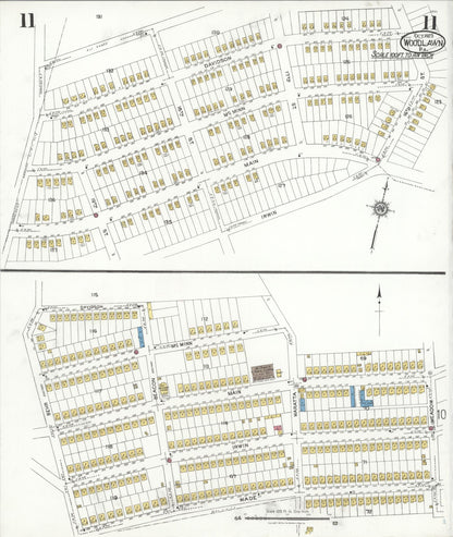 Sanborn Fire Insurance Map from Woodlawn, Beaver County, Pennsylvania (1923), Sheet #0011 - Complete Map Set gallery image, historic Sanborn map, vintage wall art, Pennsylvania Pennsylvania