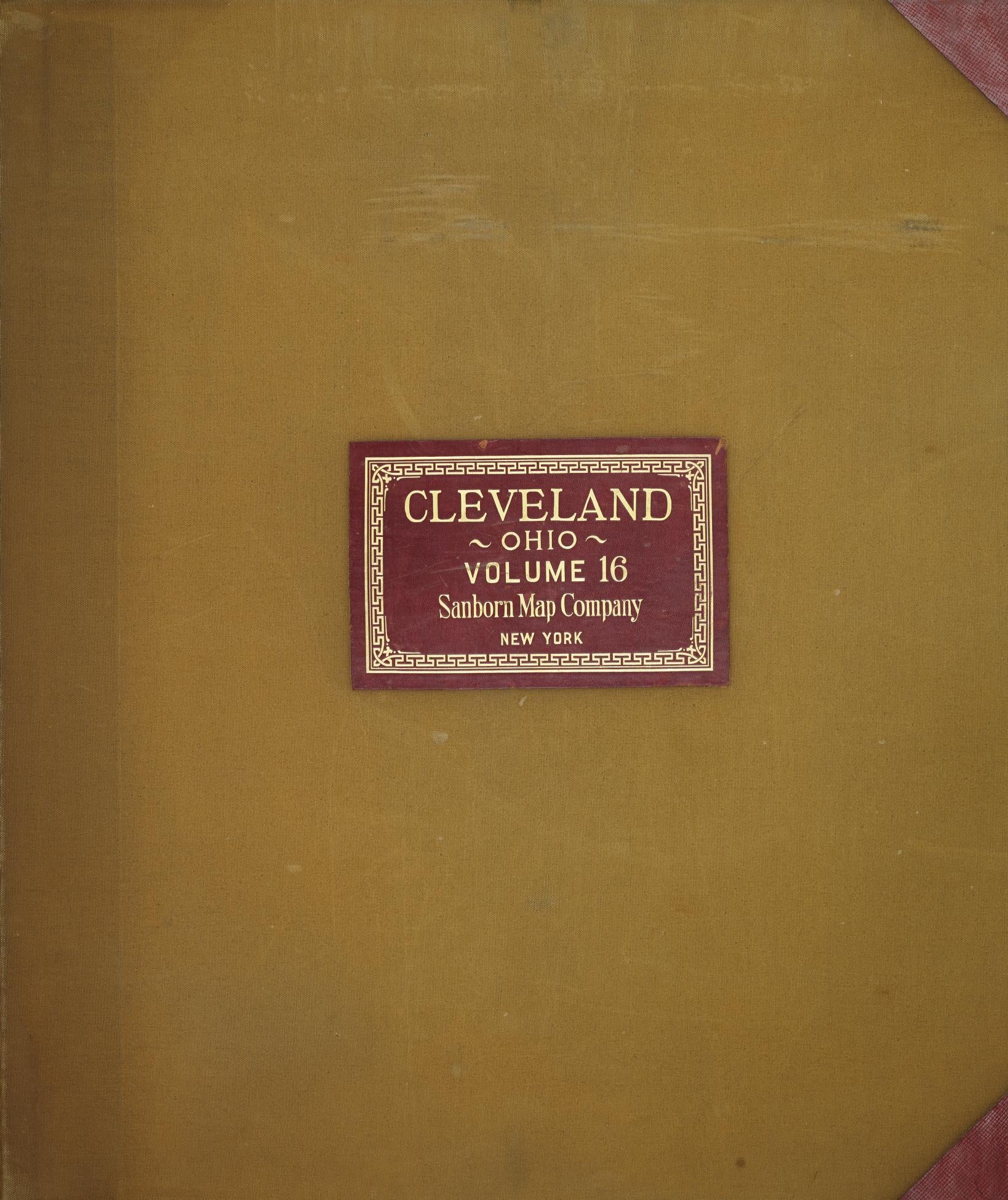Sanborn Fire Insurance Map from Cleveland, Cuyahoga County, Ohio (1950), Sheet #0001 - Complete Map Set gallery image, historic Sanborn map, vintage wall art, Ohio Ohio