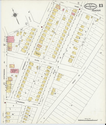 Sanborn Fire Insurance Map from Turtle Creek Valley, Allegheny County, Pennsylvania (1911), Sheet #0013 - Complete Map Set gallery image, historic Sanborn map, vintage wall art, Pennsylvania Pennsylvania