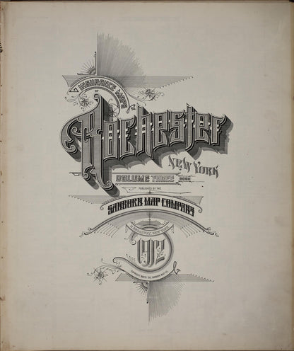 Sanborn Fire Insurance Map from Rochester, Monroe County, New York (1912), Sheet #0001 - Historic Sanborn Fire Insurance Map Print, vintage old map wall art, antique decor, genealogy gift, New York New York map