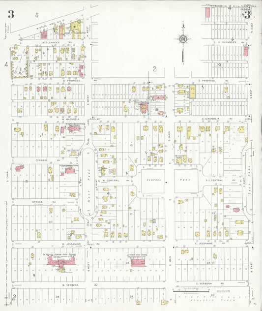 Sanborn Fire Insurance Map from La Feria, Cameron County, Texas (1936), Sheet #0003 - Historic Sanborn Fire Insurance Map Print, vintage old map wall art, antique decor, genealogy gift, Texas Texas map