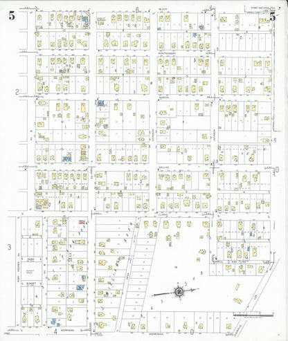 Sanborn Fire Insurance Map from Port Neches, Jefferson County, Texas (1949), Sheet #0005 - Complete Map Set gallery image, historic Sanborn map, vintage wall art, Texas Texas