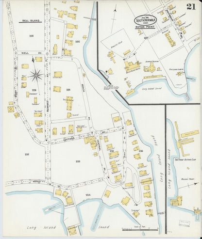 Sanborn Fire Insurance Map from South Norwalk, Fairfield County, Connecticut (1906), Sheet #0021 - Complete Map Set gallery image, historic Sanborn map, vintage wall art, Connecticut Connecticut