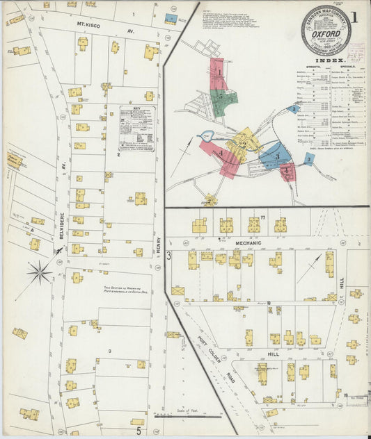 Sanborn Fire Insurance Map from Oxford, Warren County, New Jersey. (1903) – Historic Sanborn Fire Insurance Map Print