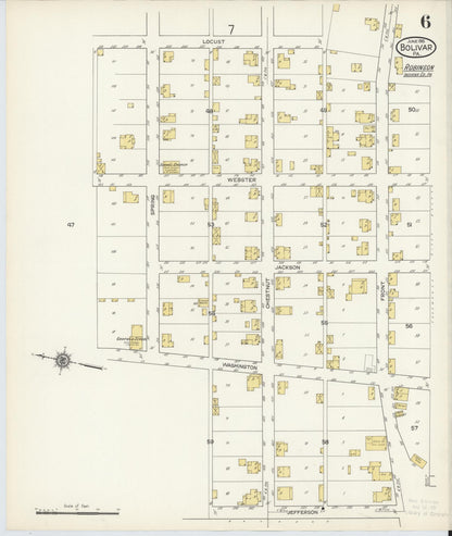 Sanborn Fire Insurance Map from Bolivar, Westmoreland County, Pennsylvania (1915), Sheet #0006 - Complete Map Set gallery image, historic Sanborn map, vintage wall art, Pennsylvania Pennsylvania