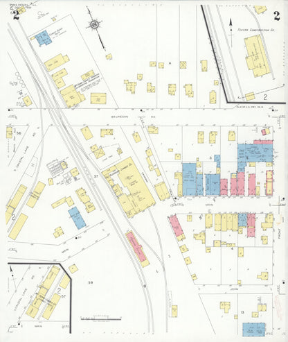 Sanborn Fire Insurance Map from McHenry, McHenry County, Illinois (1933), Sheet #0002 - Complete Map Set gallery image, historic Sanborn map, vintage wall art, Illinois Illinois
