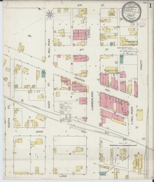 Sanborn Fire Insurance Map from Casey, Clark County, Illinois. (1893) – Map View