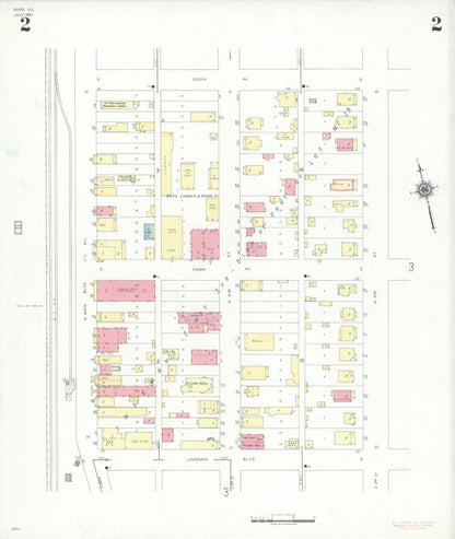 Sanborn Fire Insurance Map from Dupo, Saint Clair County, Illinois (1941), Sheet #0002 - Complete Map Set gallery image, historic Sanborn map, vintage wall art, Illinois Illinois