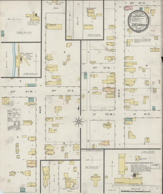 Greenwood, Clark County, Wisconsin (1894) – Sanborn Fire Insurance Map – Map View