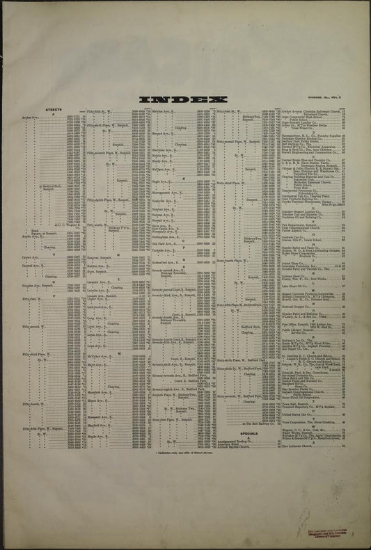 Sanborn Fire Insurance Map from Chicago, Cook County, Illinois. (1925) – Map View