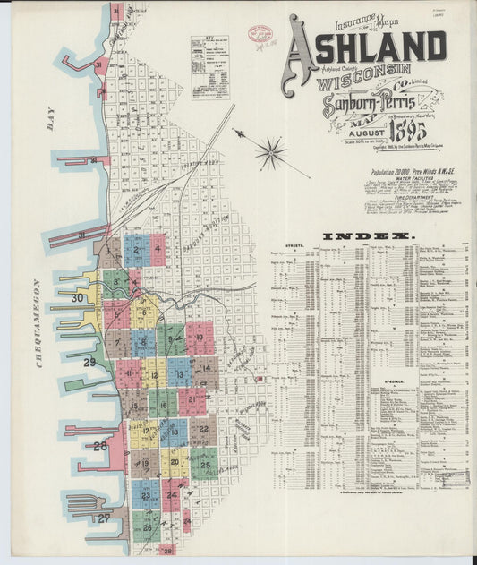Ashland, Ashland County, Wisconsin (1895) – Sanborn Fire Insurance Map – Map View