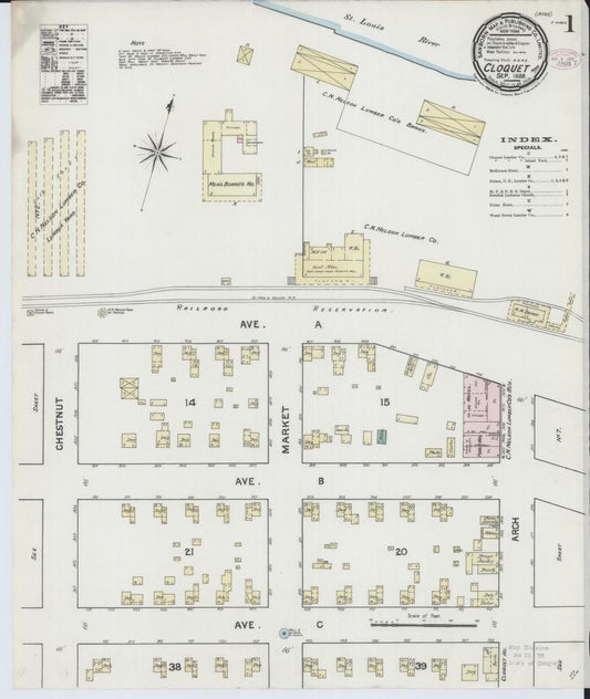 Sanborn Fire Insurance Map from Cloquet, Carlton County, Minnesota. (1888) – Map View