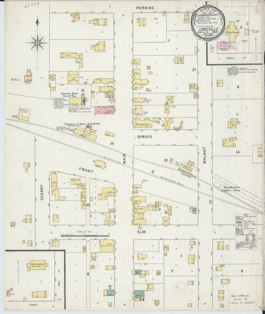 Sanborn Fire Insurance Map from Lakeville, Dakota County, Minnesota. (1895) – Map View