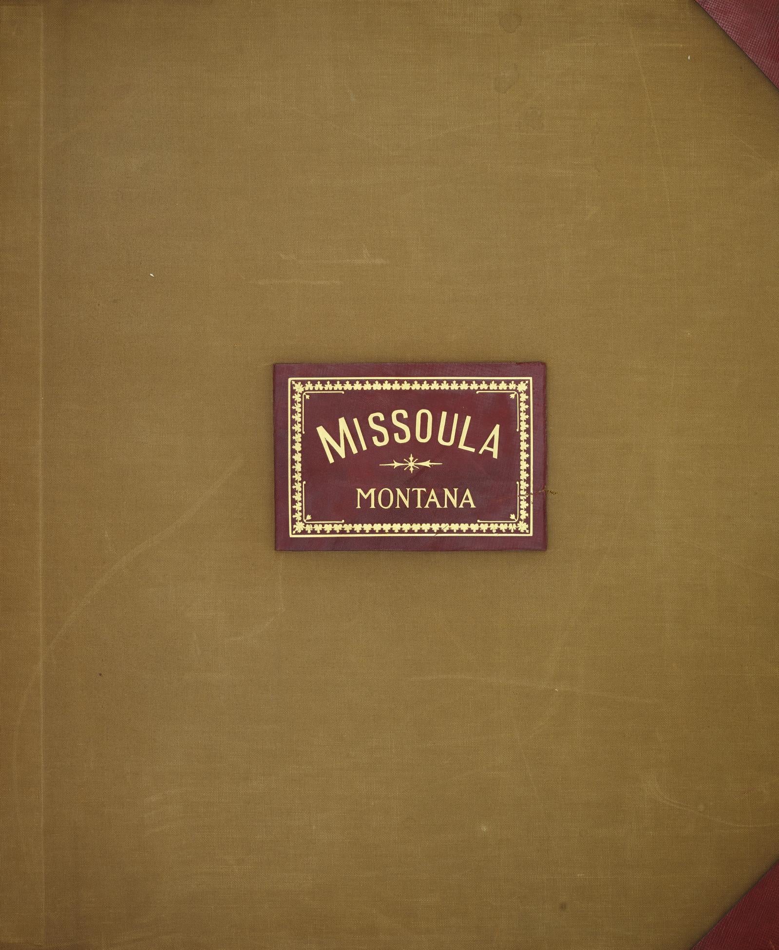 Sanborn Fire Insurance Map from Missoula, Missoula County, Montana. (1951) – Historic Sanborn Fire Insurance Map Print