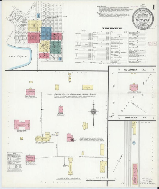 Sanborn Fire Insurance Map from Morris, Stevens County, Minnesota. (1909) – Map View